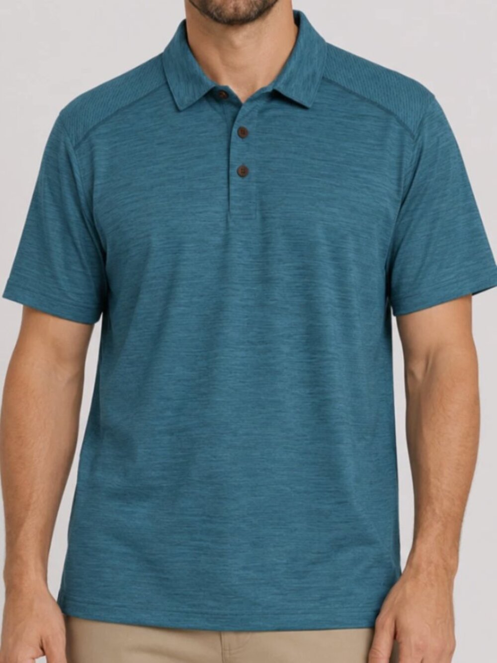 Tommy Bahama Mens L IslandZone Blue Polo Shirt Mesh Panels Summer Resort Golf